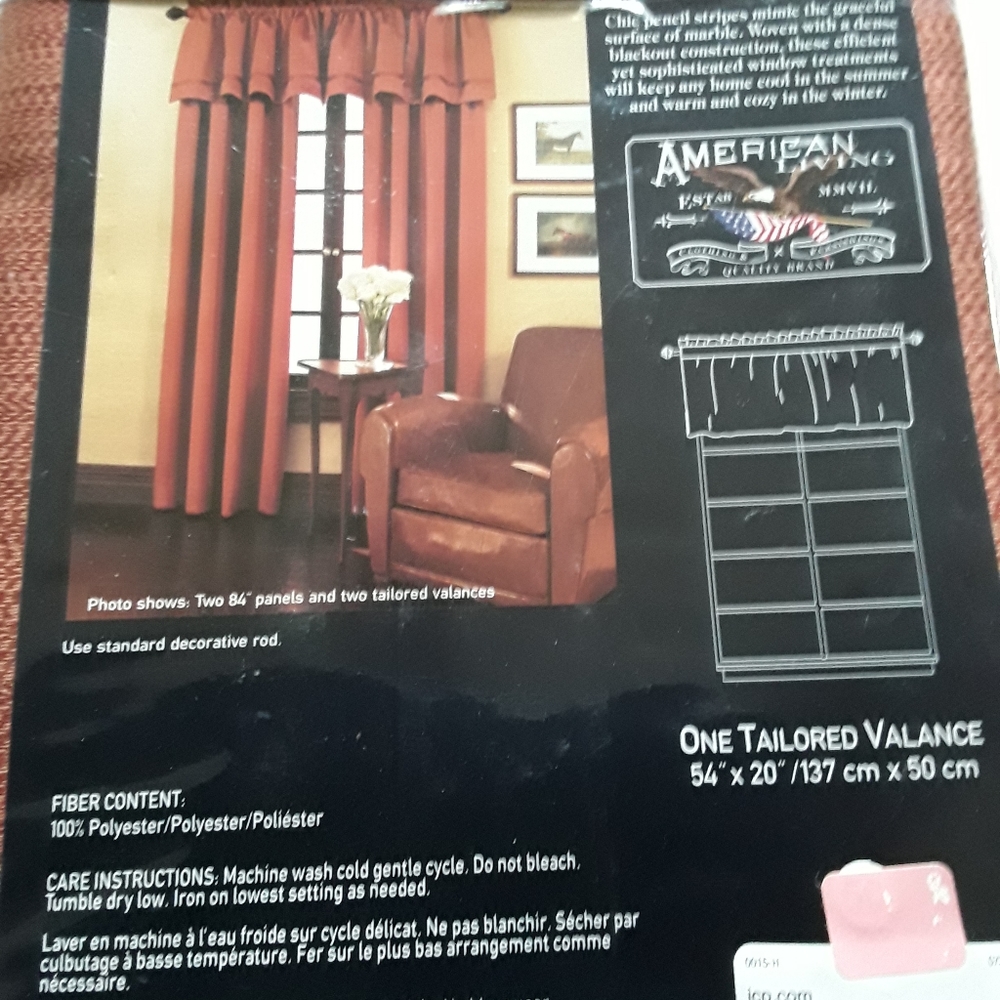 American Living Window Drapery Set - Picture 11 of 14